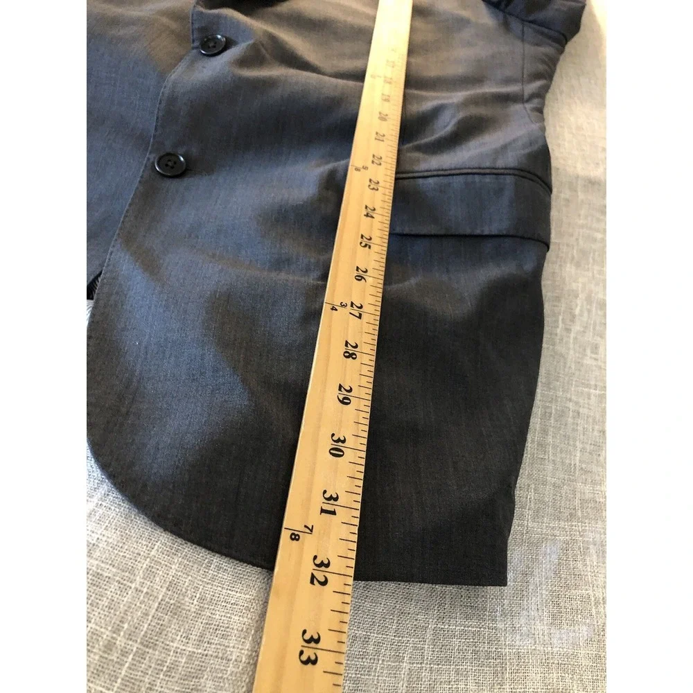 Brooks Brothers Blazer Men 45R Gray Explorer Madison Sport Coat Jacket Business